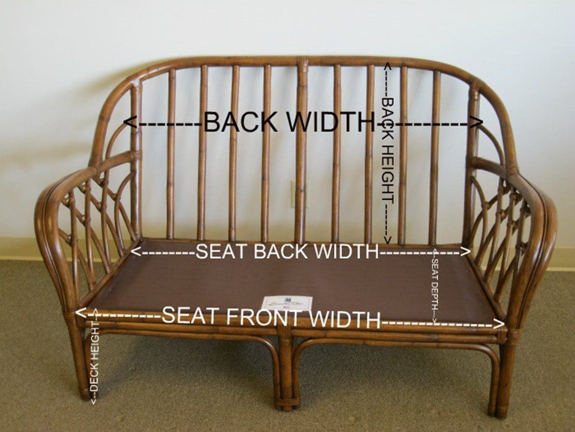 measuring for loveseat cushion