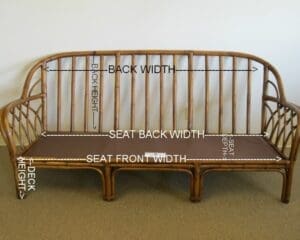 Custom Deep Seating Rattan or Wicker Sofa Cushions Cushions